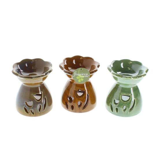 Porcelain Flower Candle Oil Warmers, 3ct.